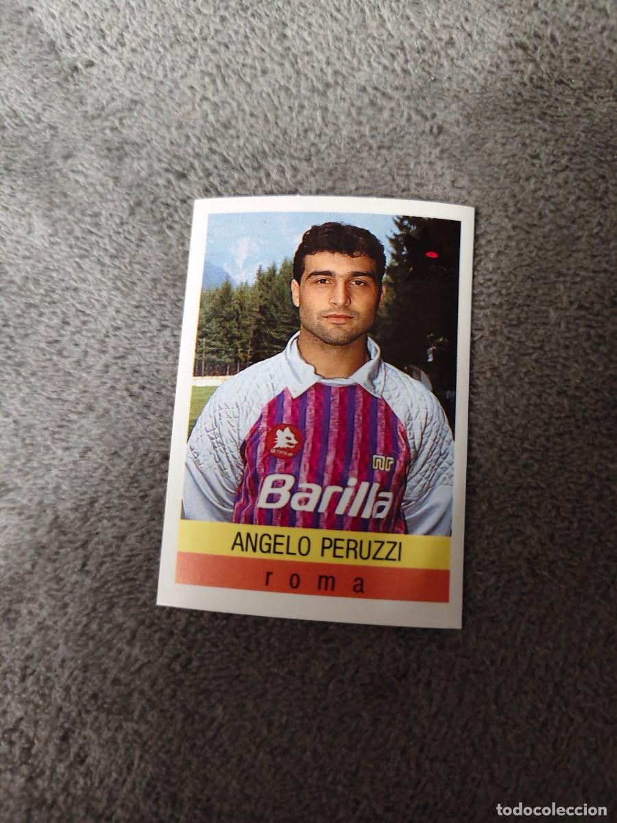 Cromos de f&uacute;tbol: 257 CALCIO 91 CALCIOFLASH ANGELO PERUZZI ROMA EUROFLASH 1990 90 1991 ITALIA NUEVO DE SOBRE