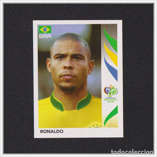 Cromos de f&uacute;tbol: FIFA WORLD CUP GERMANY ALEMANIA 2006 MUNDIAL PANINI RONALDO NAZARIO 396 BRASIL COLECCI&Oacute;N REAL MADRID