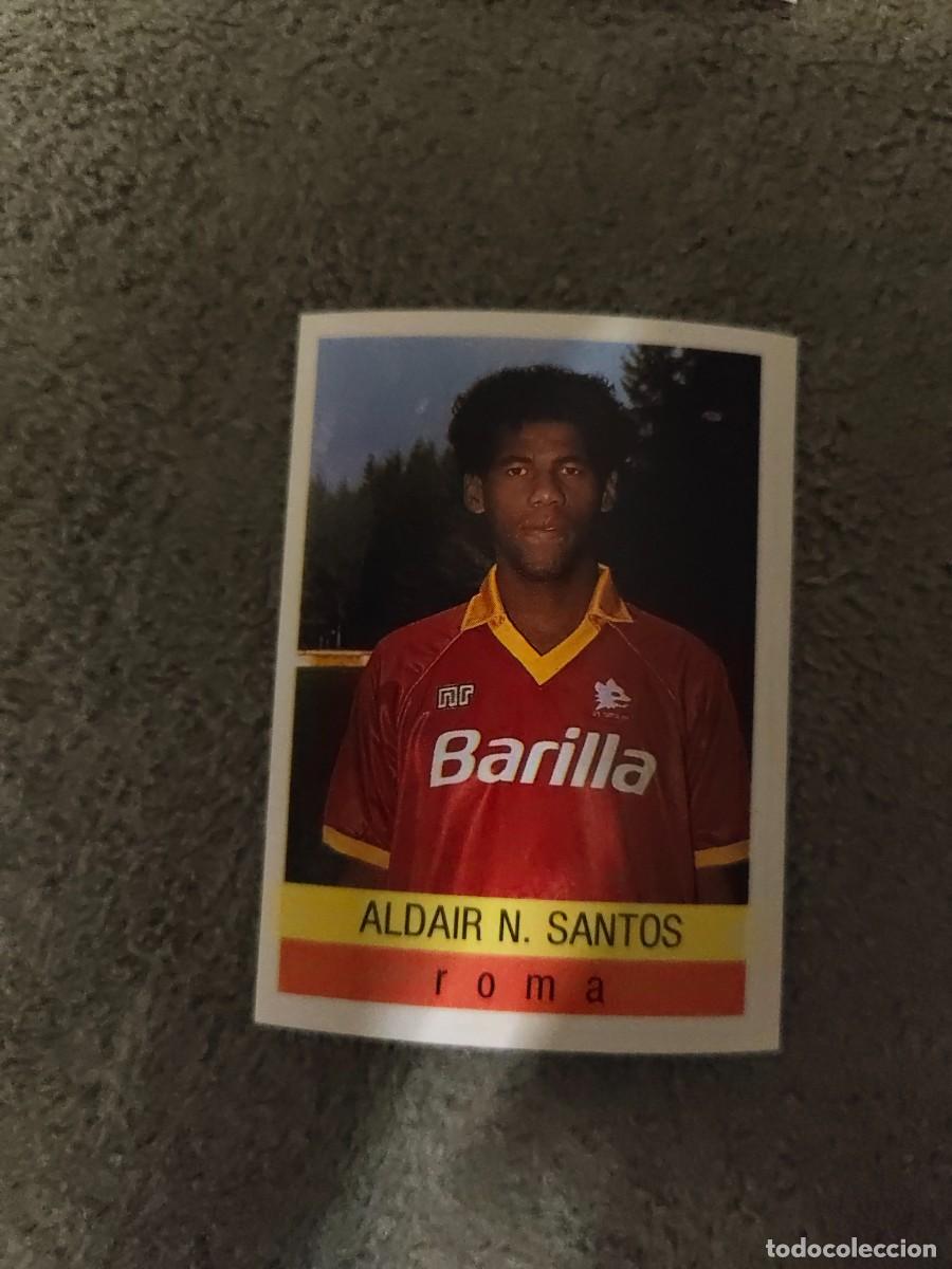 Cromos de f&uacute;tbol: 260 CALCIO 91 CALCIOFLASH ALDAIR N. SANTOS ROMA EUROFLASH 1990 90 1991 ITALIA NUEVO DE SOBRE