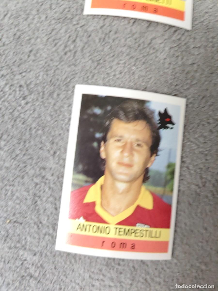 Cromos de f&uacute;tbol: 261 CALCIO 91 CALCIOFLASH ANTONIO TEMPESTILLI ROMA EUROFLASH 1990 90 1991 ITALIA NUEVO DE SOBRE