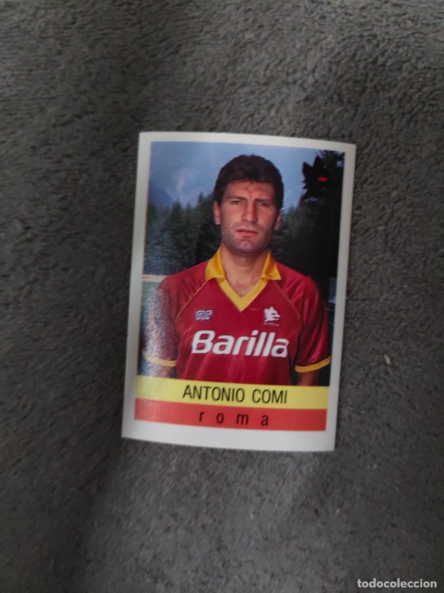 Cromos de f&uacute;tbol: 263 CALCIO 91 CALCIOFLASH ANTONIO COMI ROMA EUROFLASH 1990 90 1991 ITALIA NUEVO DE SOBRE