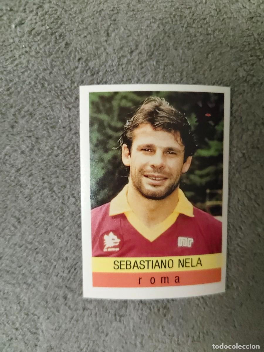 Cromos de f&uacute;tbol: 264 CALCIO 91 CALCIOFLASH SEBASTIANO NELA ROMA EUROFLASH 1990 90 1991 ITALIA NUEVO DE SOBRE