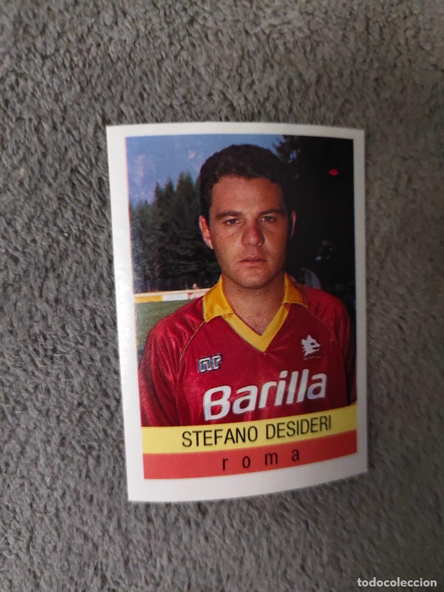 Cromos de f&uacute;tbol: 266 CALCIO 91 CALCIOFLASH STEFANO DESIDERI ROMA EUROFLASH 1990 90 1991 ITALIA NUEVO DE SOBRE
