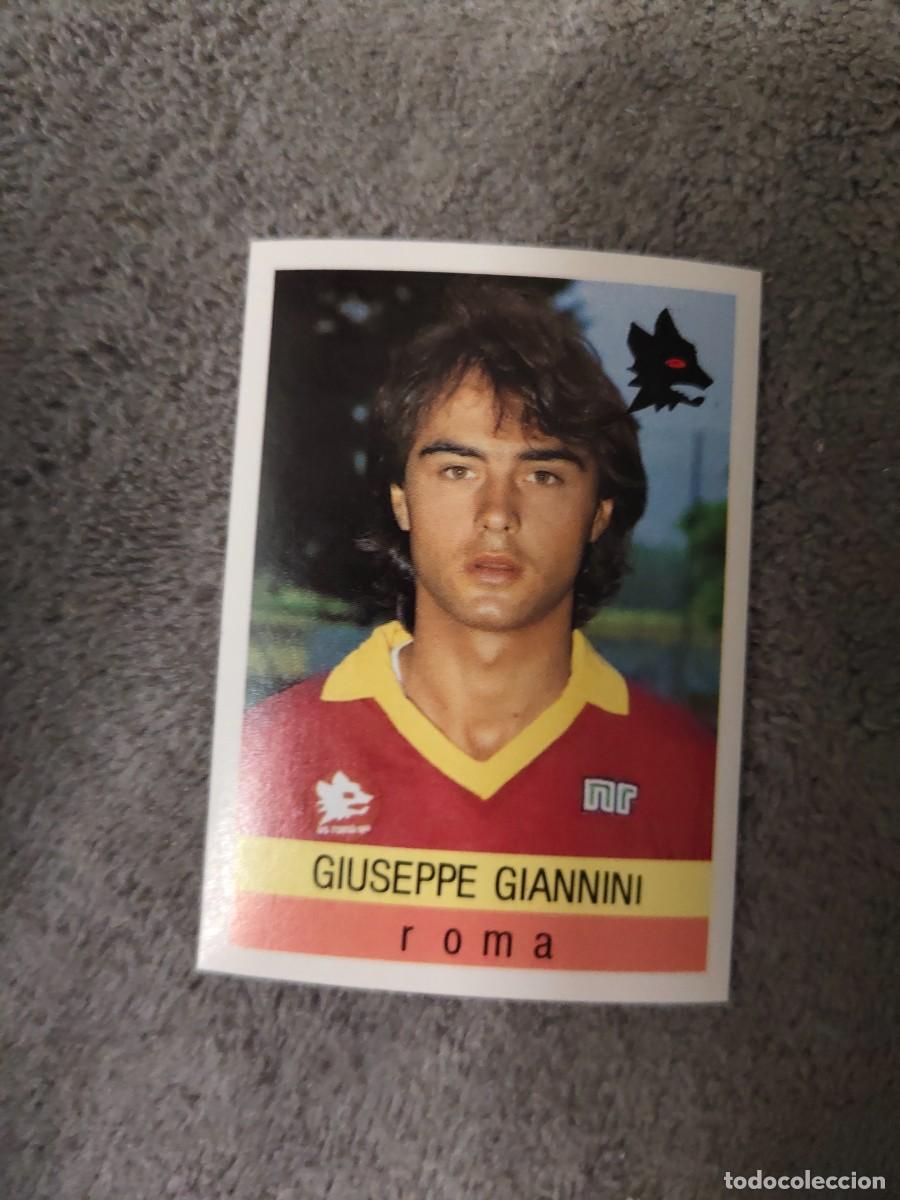 Football Stickers: 270 CALCIO 91 CALCIOFLASH GIUSEPPE GIANNINI ROMA EUROFLASH 1990 90 1991 ITALIA NUEVO DE SOBRE