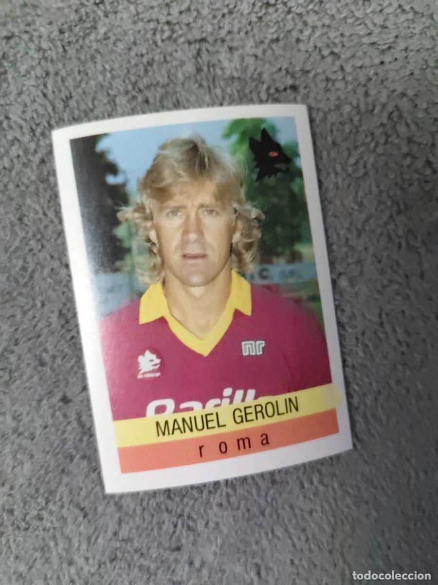 Football Stickers: 271 CALCIO 91 CALCIOFLASH MANUEL GEROLIN ROMA EUROFLASH 1990 90 1991 ITALIA NUEVO DE SOBRE