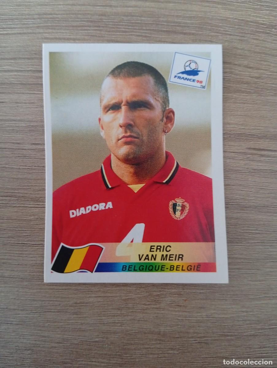 Football Stickers: ERIC VAN MEIR 321 BELGICA PANINI FRANCIA 1998 98 SIN PEGAR NUNCA PEGADO