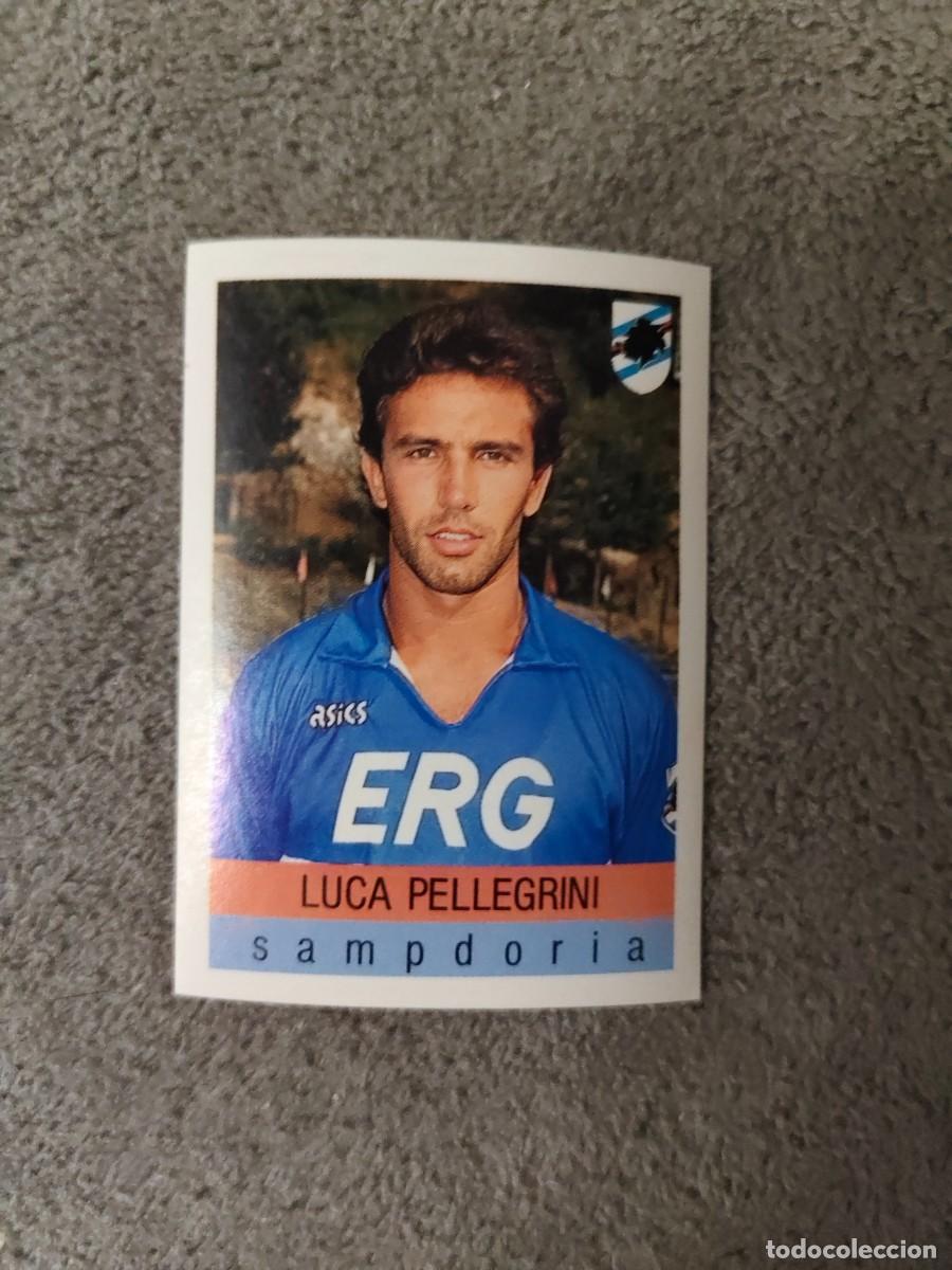 Football Stickers: 278 CALCIO 91 CALCIOFLASH LUCA PELLEGRINI SAMPDORIA EUROFLASH 1990 90 1991 ITALIA NUEVO DE SOBRE