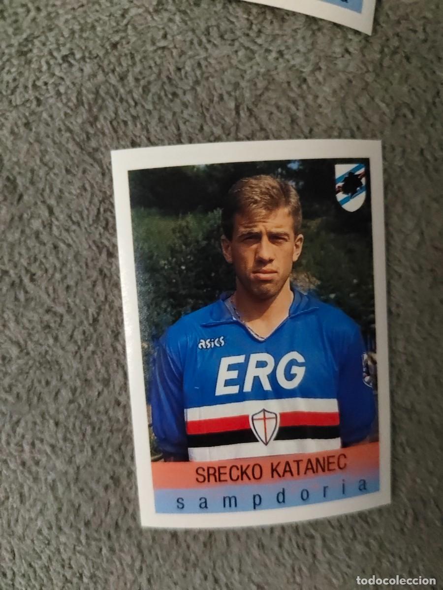 Cartes &agrave; collectionner de Football: 280 CALCIO 91 CALCIOFLASH SRECKO KATANEC SAMPDORIA EUROFLASH 1990 90 1991 ITALIA NUEVO DE SOBRE