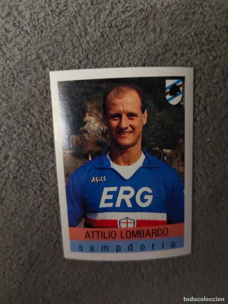 Football Stickers: 282 CALCIO 91 CALCIOFLASH ATTILIO LOMBARDO SAMPDORIA EUROFLASH 1990 90 1991 ITALIA NUEVO DE SOBRE
