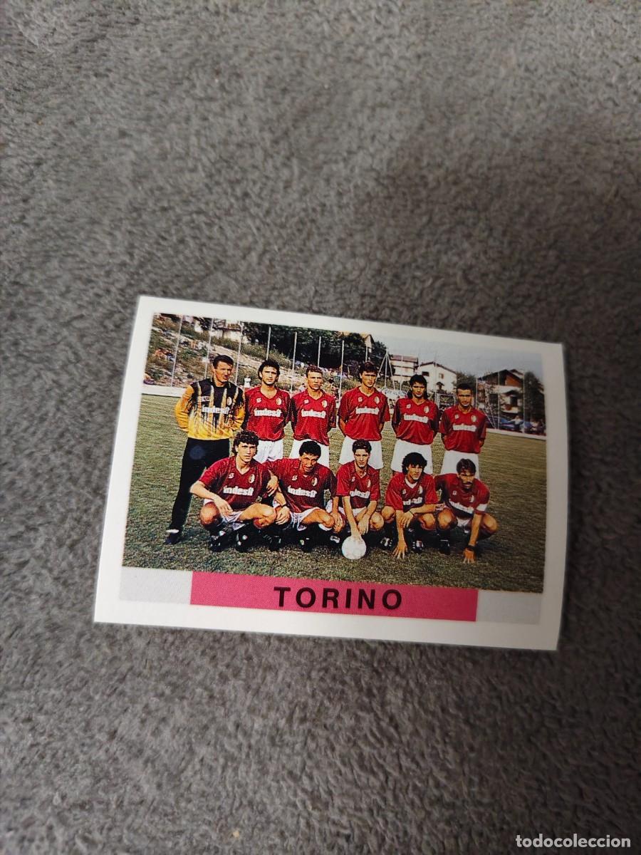 Cromos de f&uacute;tbol: 290 CALCIO 91 CALCIOFLASH SQUADRA PLANTILLA TORINO EUROFLASH 1990 90 1991 ITALIA NUEVO DE SOBRE
