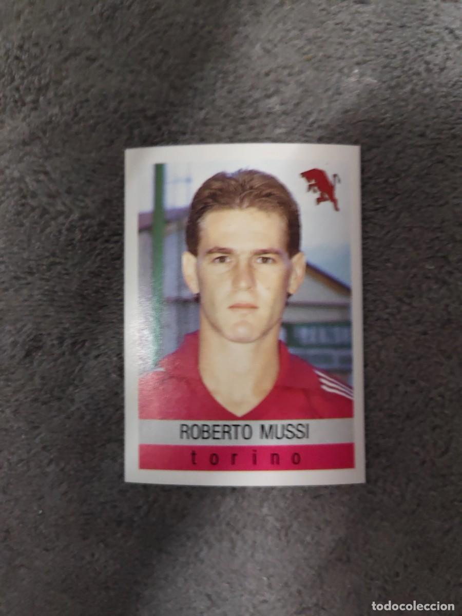 Cromos de f&uacute;tbol: 293 CALCIO 91 CALCIOFLASH ROBERTO MUSSI TORINO EUROFLASH 1990 90 1991 ITALIA NUEVO DE SOBRE