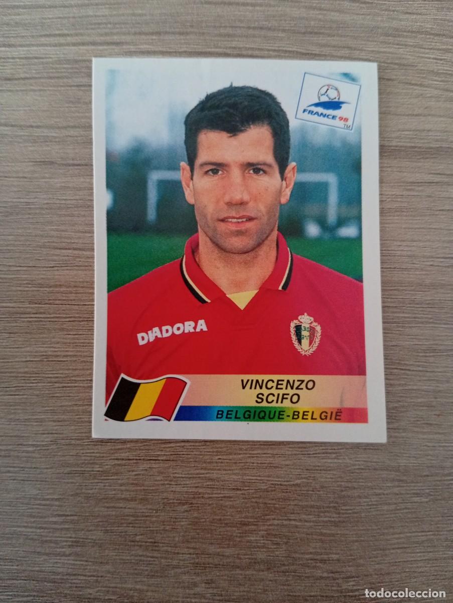 Cromos de f&uacute;tbol: VINCENZO SCIFO 327 BELGICA PANINI FRANCIA 1998 98 SIN PEGAR NUNCA PEGADO