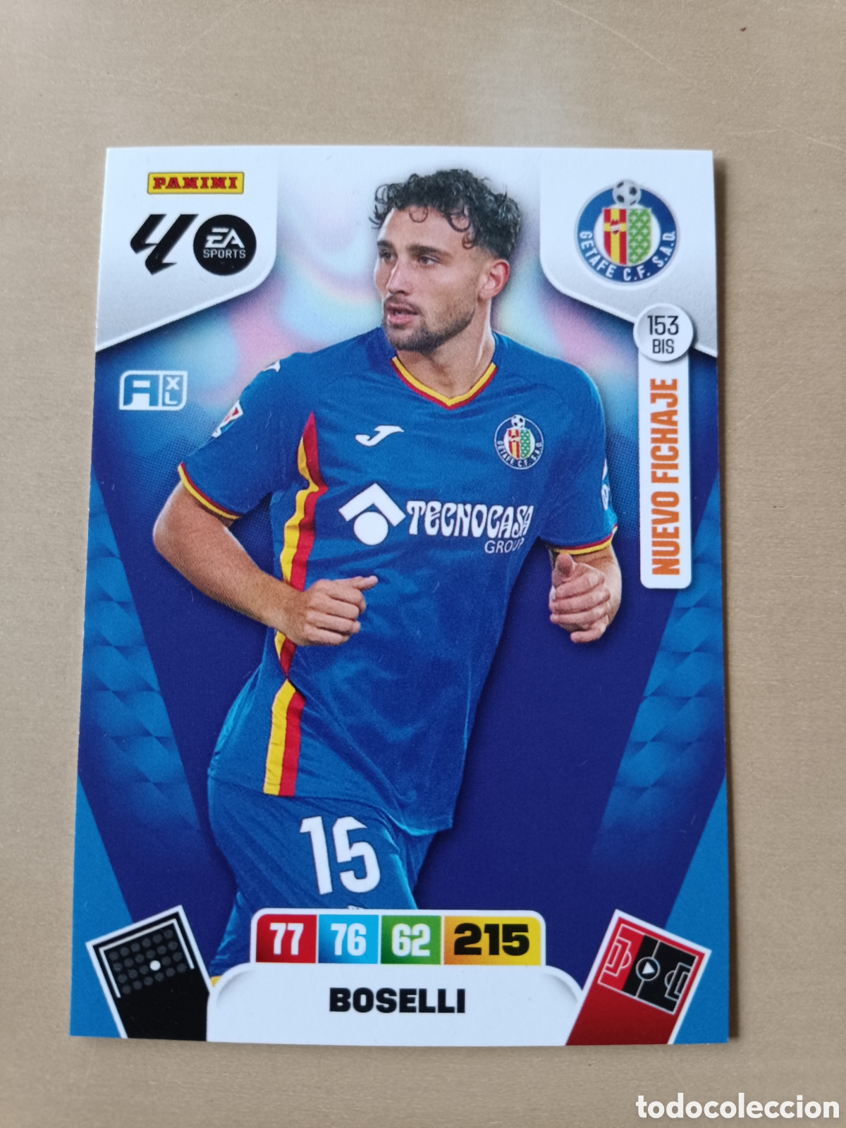 Cromos de f&uacute;tbol: BOSELLI GETAFE ADRENALYN XL LIGA 2025 2026 25 26 153 BIS NUEVO FICHAJE SEGUNDA EDICI&Oacute;N