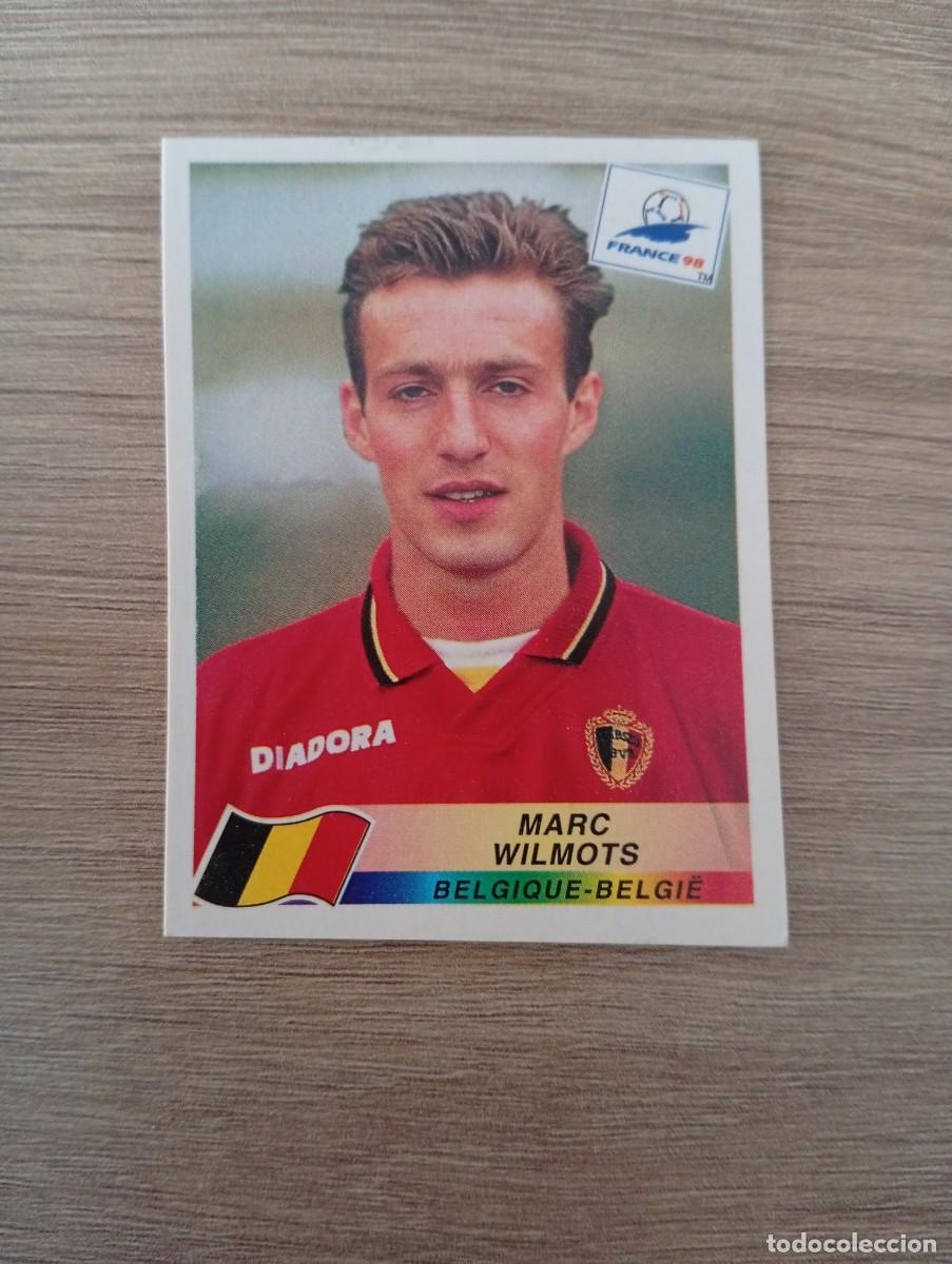 Cromos de f&uacute;tbol: MARC WILMOTS 330 BELGICA PANINI FRANCIA 1998 98 SIN PEGAR NUNCA PEGADO