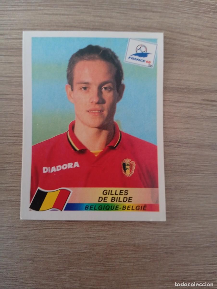 Cromos de f&uacute;tbol: GUILLES DE BILDE 333 BELGICA PANINI FRANCIA 1998 98 SIN PEGAR NUNCA PEGADO