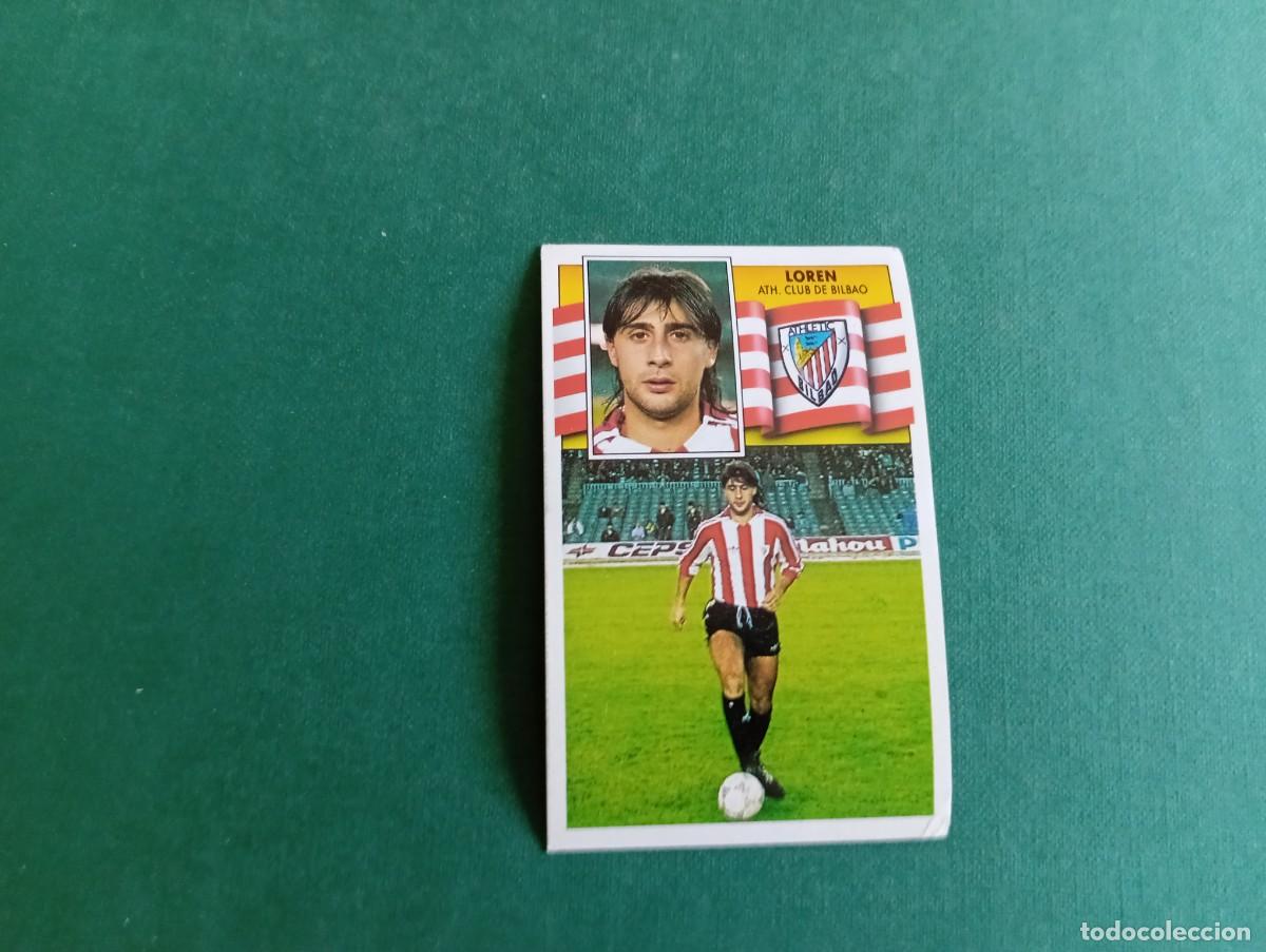 Fu&szlig;ball-Sticker: Liga Este 1990 1991 90 91 ATHLETIC DE BILBAO LOREN NUNCA PEGADO