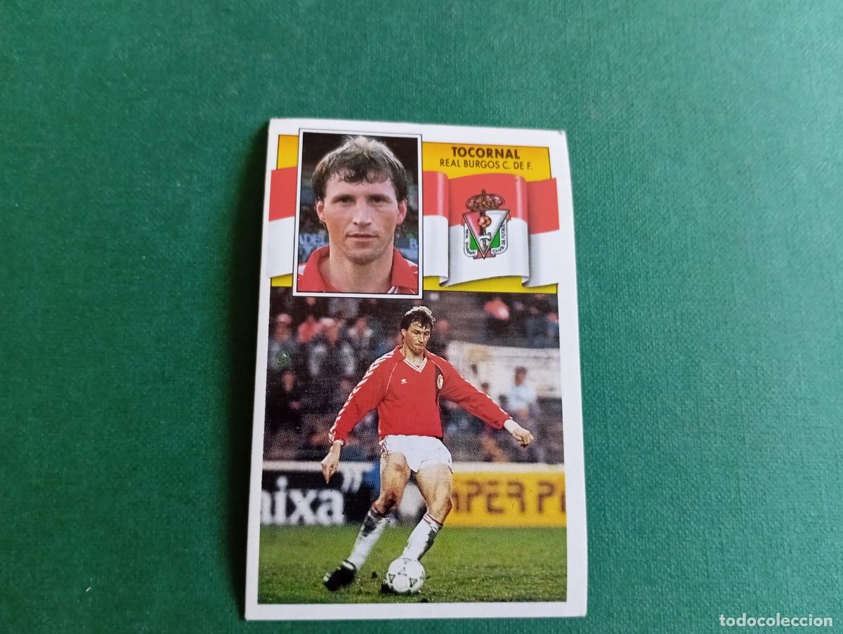 Cromos de Futebol: Liga Este 1990 1991 90 91 REAL BURGOS CF TOCORNAL NUNCA PEGADO