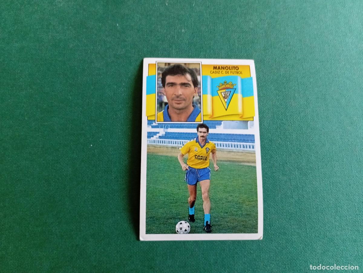 Cromos de Futebol: Liga Este 1990 1991 90 91 CADIZ CF MANOLITO NUNCA PEGADO