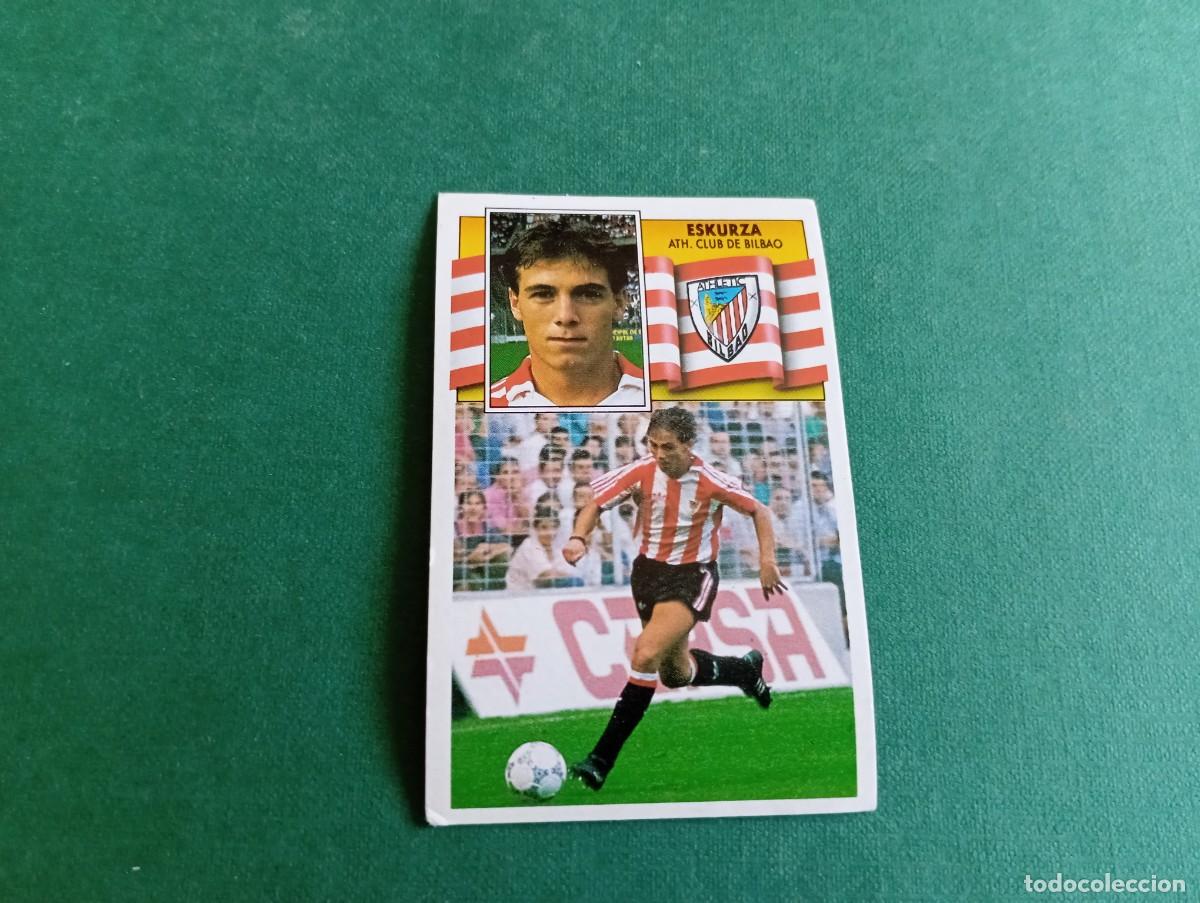 Cromos de Futebol: Liga Este 1990 1991 90 91 ATHLETIC DE BILBAO ESKURZA NUNCA PEGADO