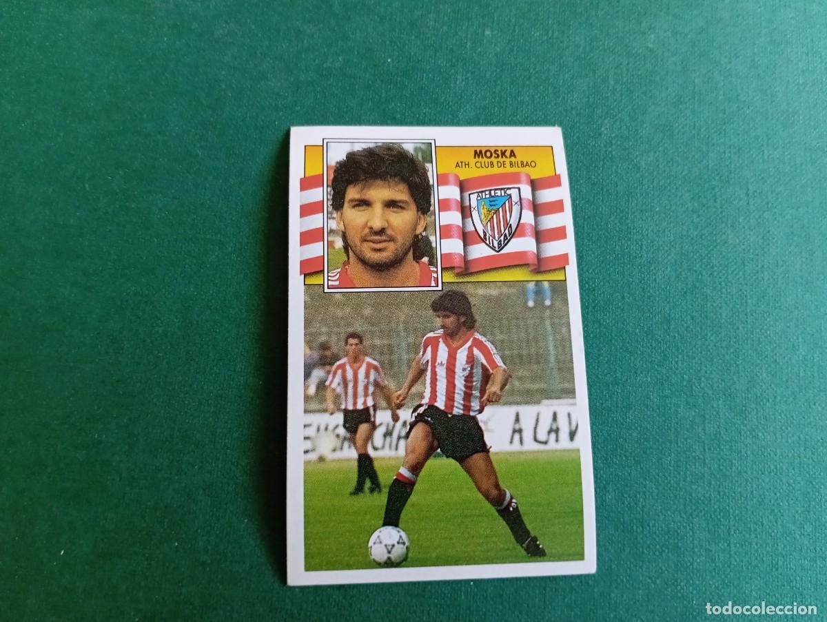 Cromos de Futebol: Liga Este 1990 1991 90 91 ATHLETIC DE BILBAO MOSKA FICHAJES 8 NUNCA PEGADO