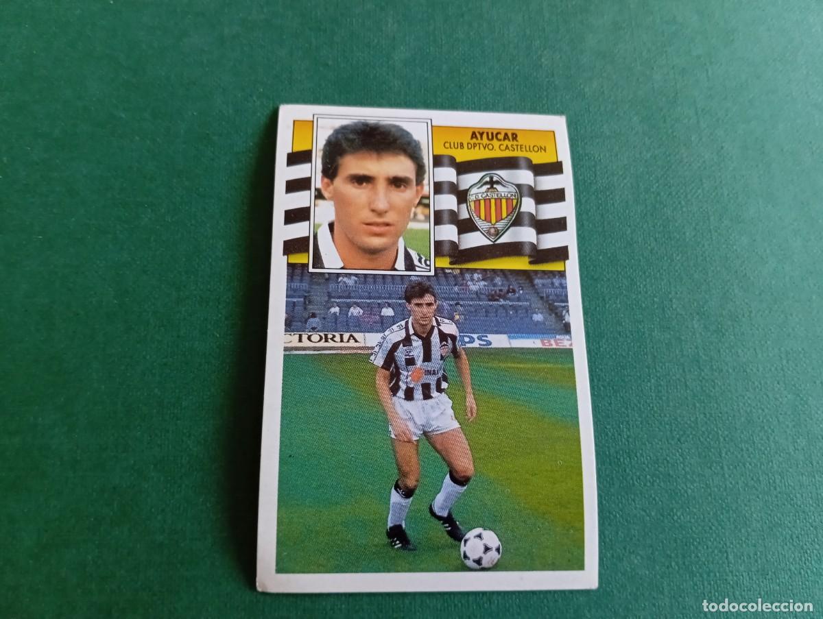 Cromos de Futebol: Liga Este 1990 1991 90 91 CD CASTELL&Oacute;N AYUCAR BAJA NUNCA PEGADO