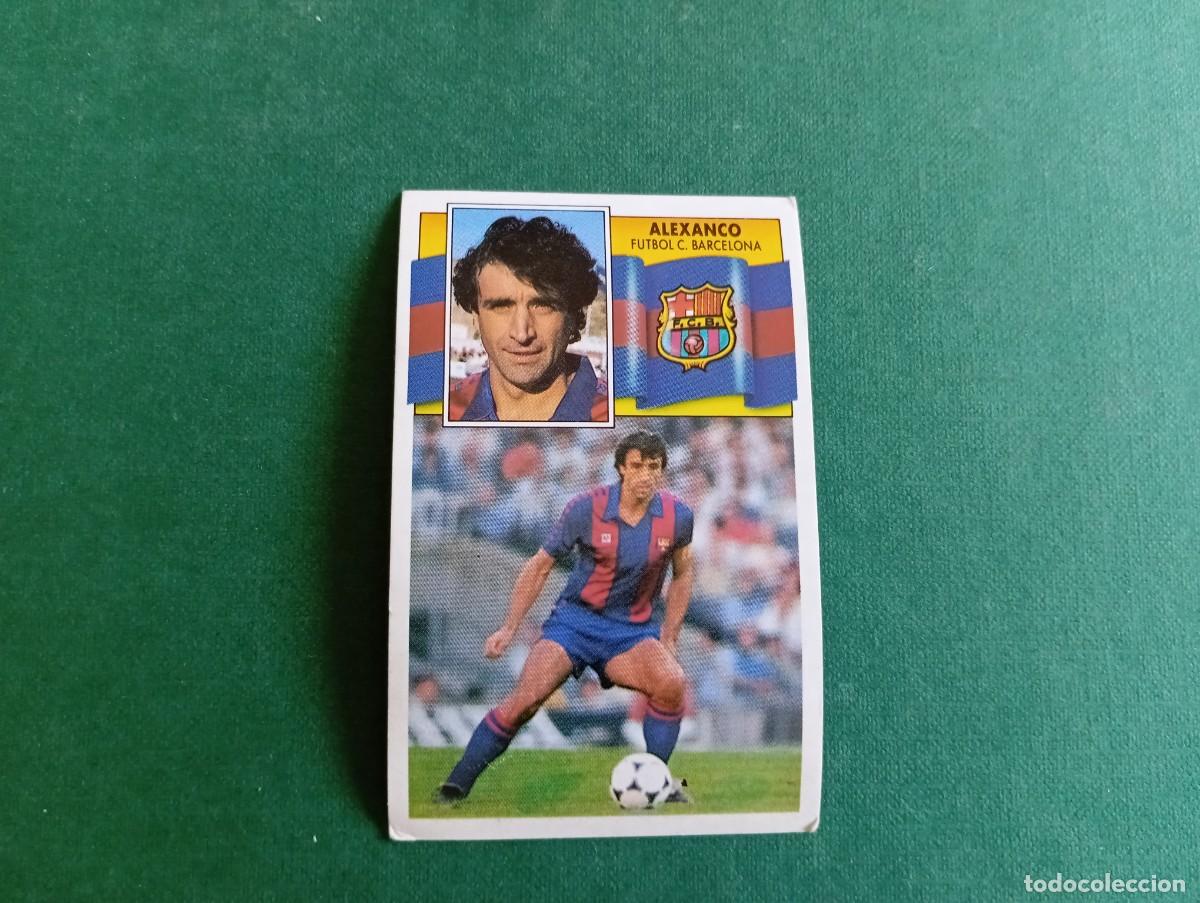 Cromos de Futebol: Liga Este 1990 1991 90 91 FC BARCELONA ALEXANCO NUNCA PEGADO