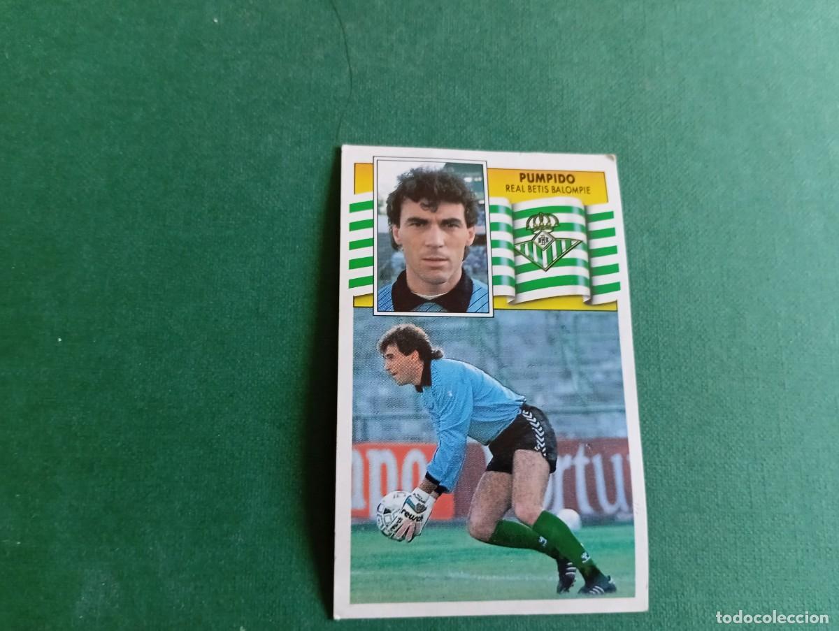 Fu&szlig;ball-Sticker: Liga Este 1990 1991 90 91 REAL BETIS PUMPIDO NUNCA PEGADO