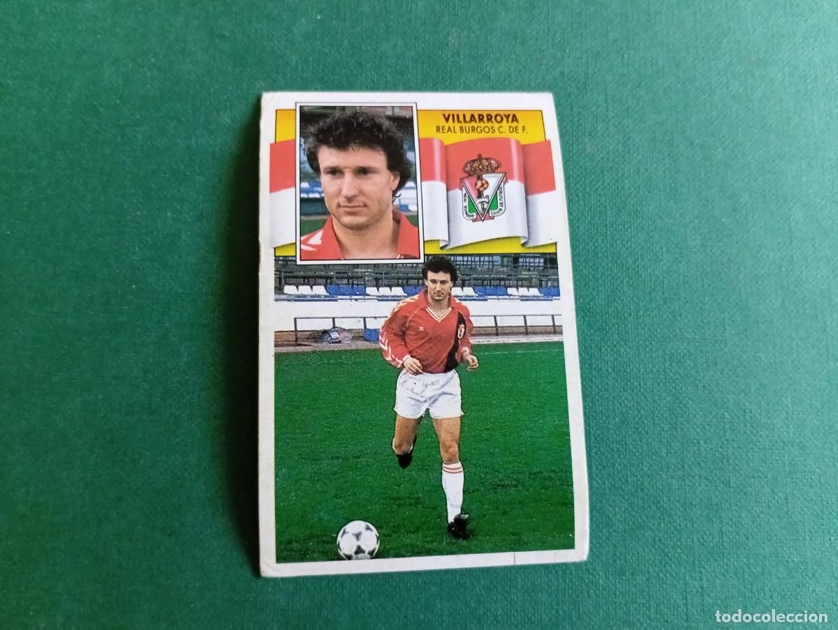 Fu&szlig;ball-Sticker: Liga Este 1990 1991 90 91 REAL BURGOS CF VILLARROYA NUNCA PEGADO