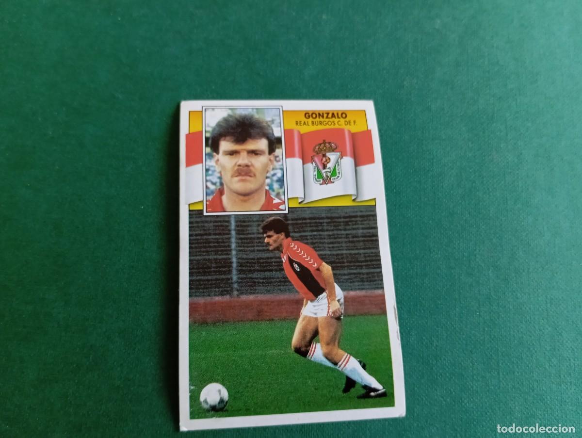 Fu&szlig;ball-Sticker: Liga Este 1990 1991 90 91 REAL BURGOS CF GONZALO NUNCA PEGADO