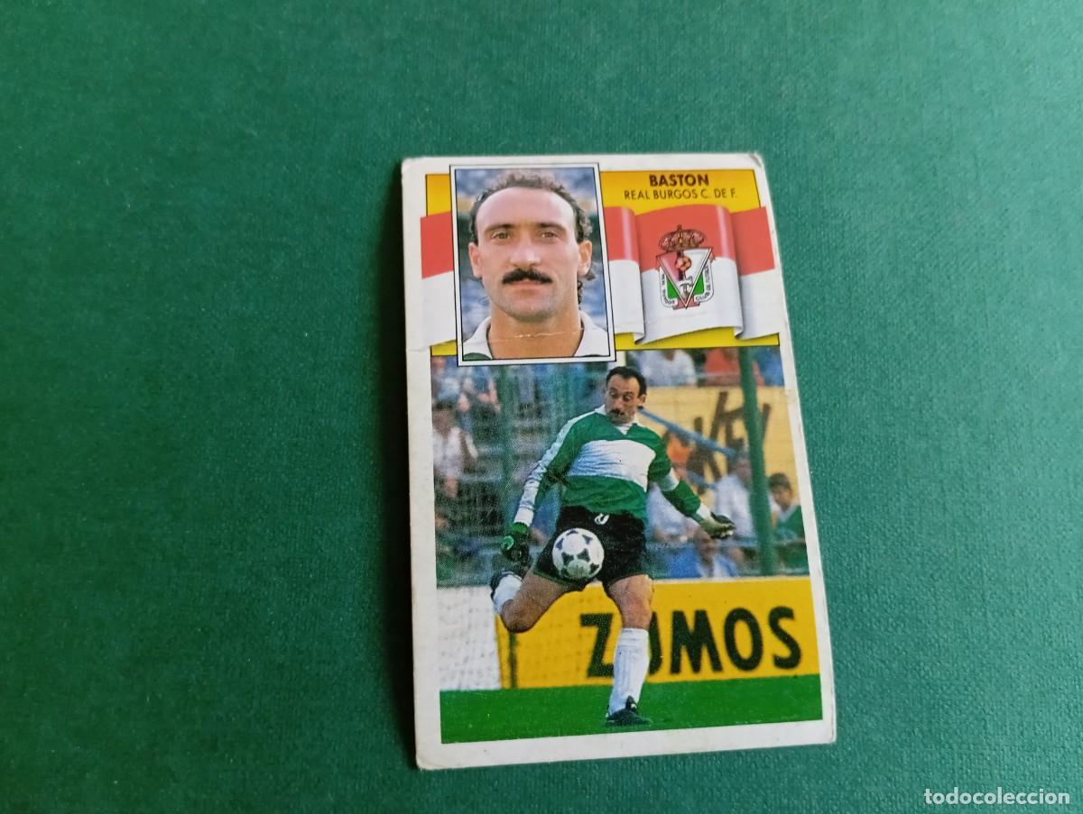 Fu&szlig;ball-Sticker: Liga Este 1990 1991 90 91 REAL BURGOS CF BASTON NUNCA PEGADO