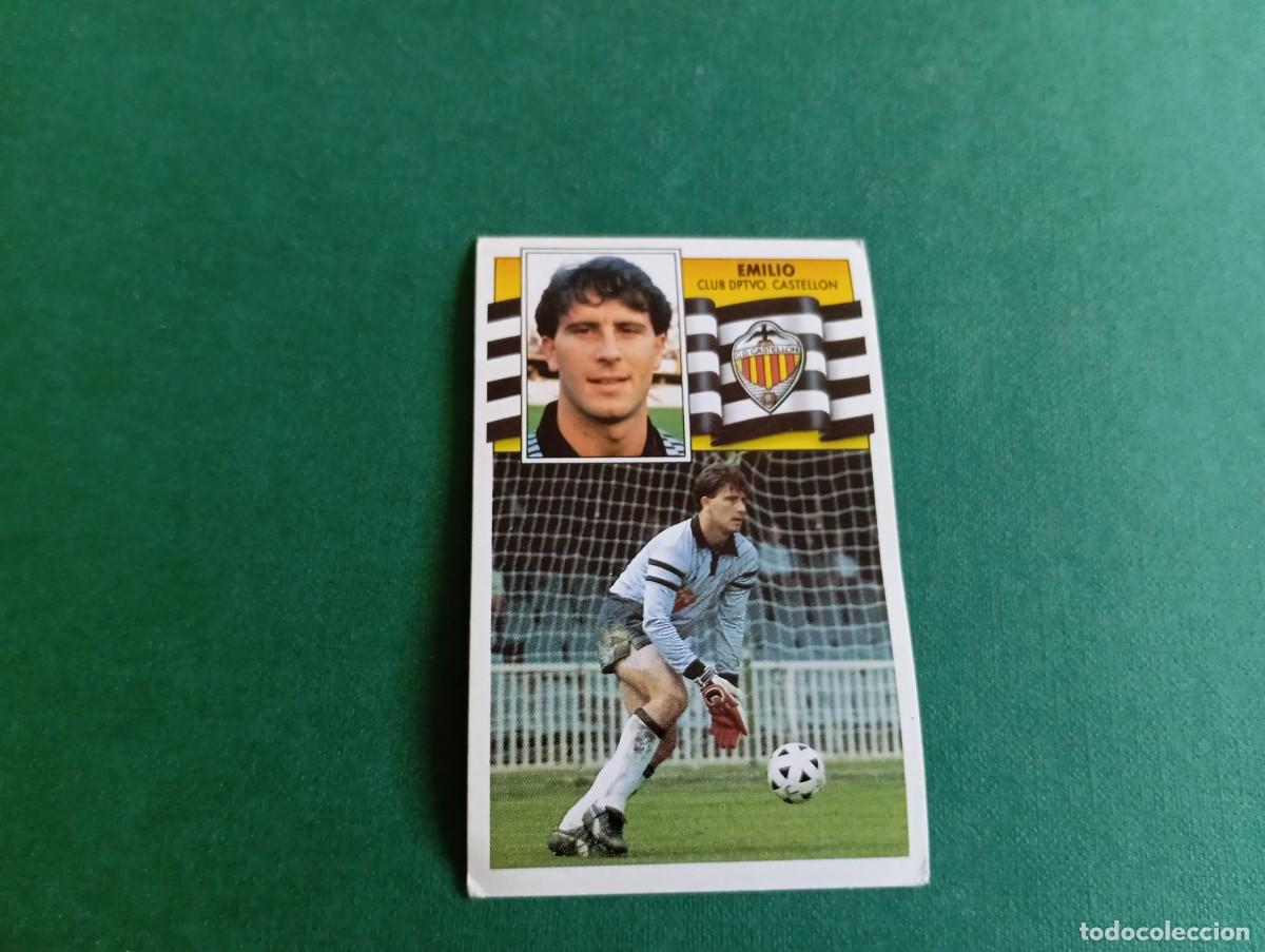 Cromos de f&uacute;tbol: Liga Este 1990 1991 90 91 CD CASTELL&Oacute;N EMILIO NUNCA PEGADO