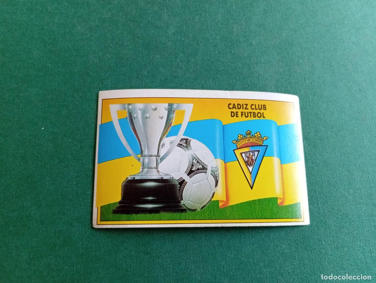 Cromos de f&uacute;tbol: Liga Este 1990 1991 90 91 CADIZ CF UNIFORME Y ESCUDO NUNCA PEGADO