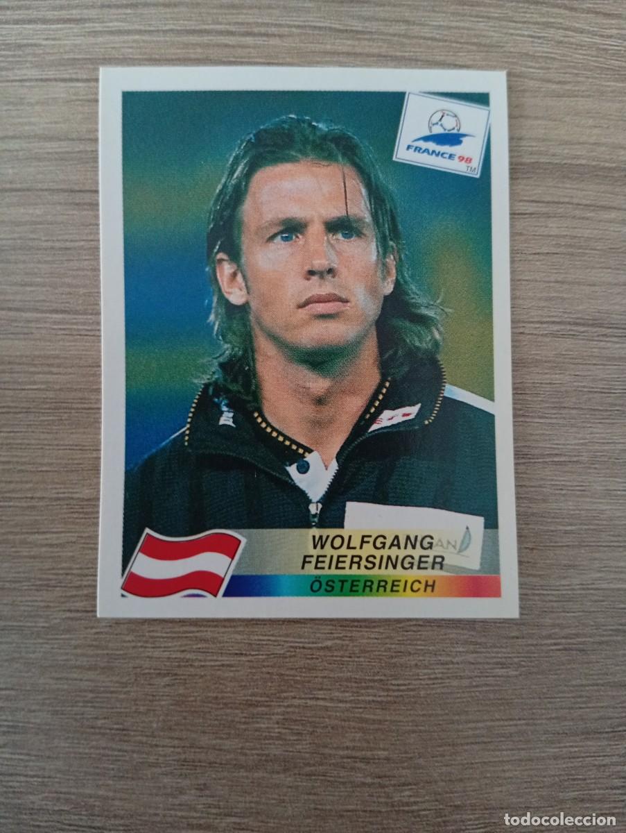 Cromos de f&uacute;tbol: WOLFGANG FEIERSINGER 142 AUSTRIA PANINI FRANCIA 1998 98 SIN PEGAR NUNCA PEGADO