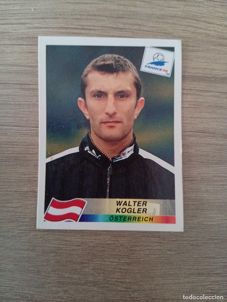 Cromos de f&uacute;tbol: WALTER KOGLER 144 AUSTRIA PANINI FRANCIA 1998 98 SIN PEGAR NUNCA PEGADO