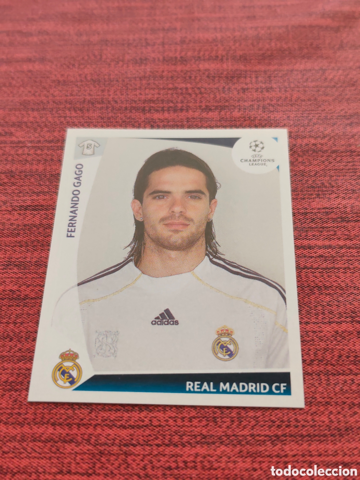 Cromos de f&uacute;tbol: 165 GAGO REAL MADRID UEFA CHAMPIONS LEAGUE 2009 2010 PANINI