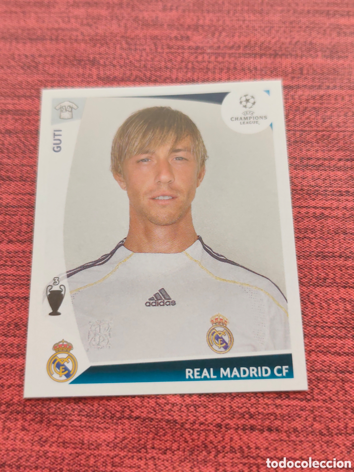 Cromos de f&uacute;tbol: 166 GUTI REAL MADRID UEFA CHAMPIONS LEAGUE 2009 2010 PANINI