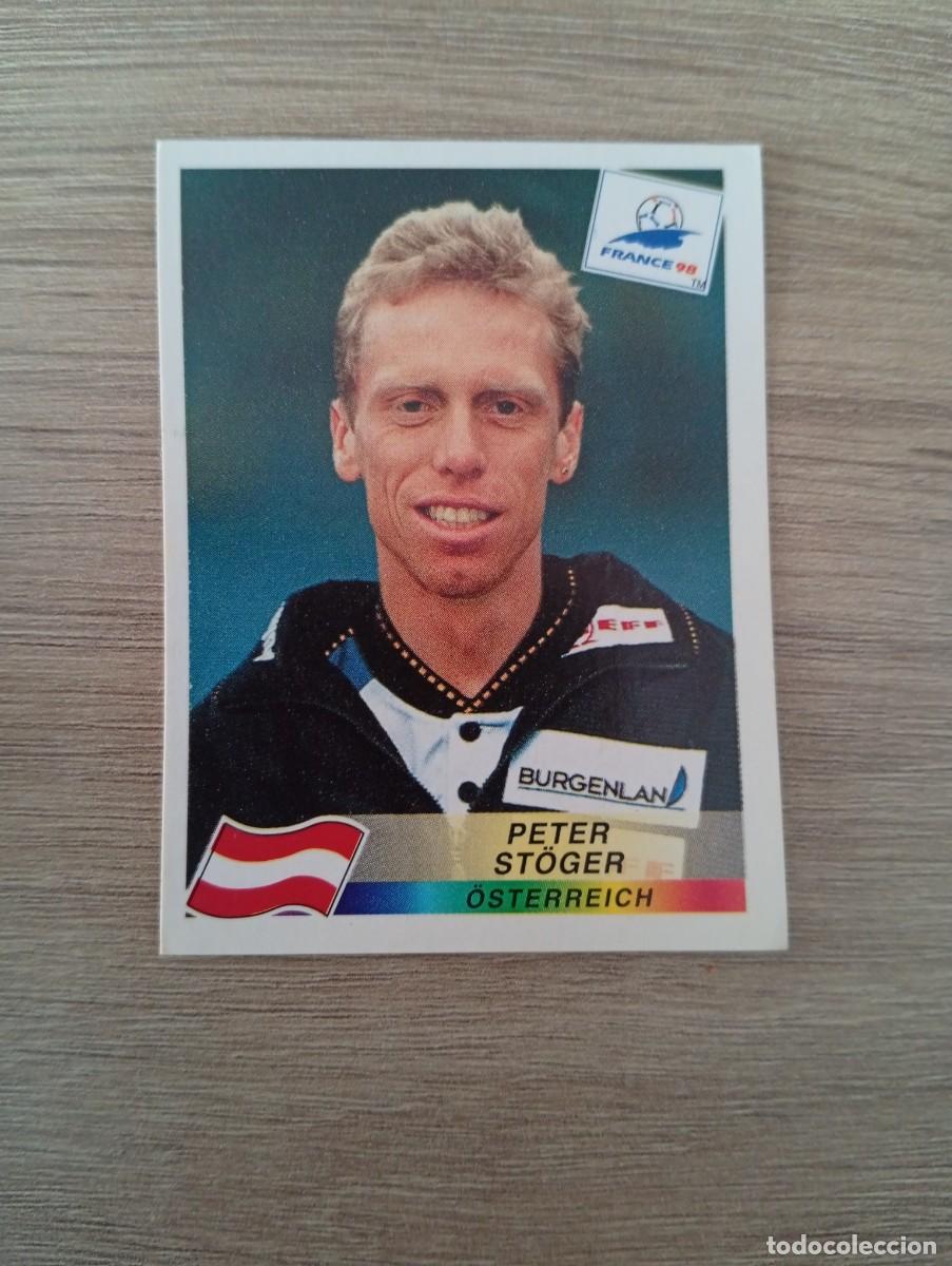 Cromos de f&uacute;tbol: PETER STOGER 149 AUSTRIA PANINI FRANCIA 1998 98 SIN PEGAR NUNCA PEGADO