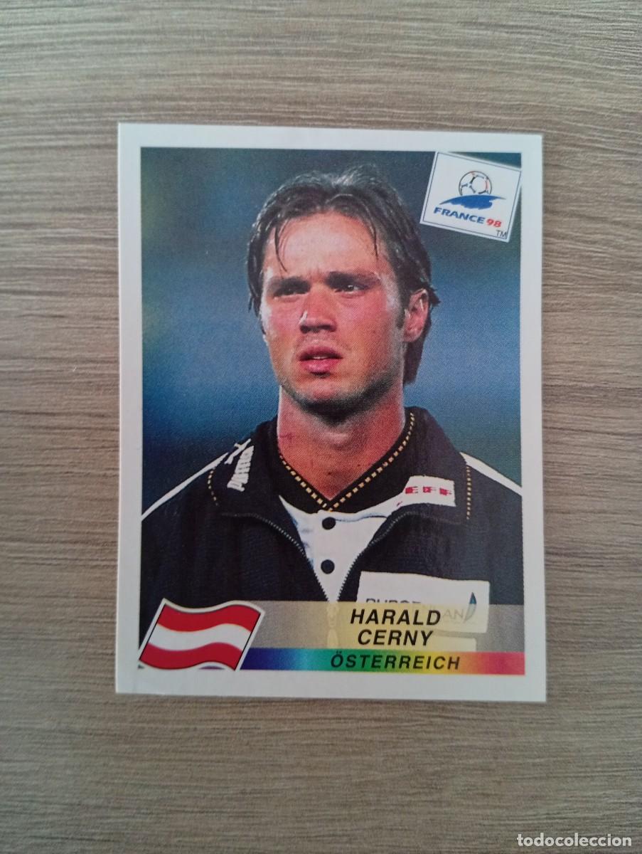 Cromos de f&uacute;tbol: HARALD CERNY 150 AUSTRIA PANINI FRANCIA 1998 98 SIN PEGAR NUNCA PEGADO