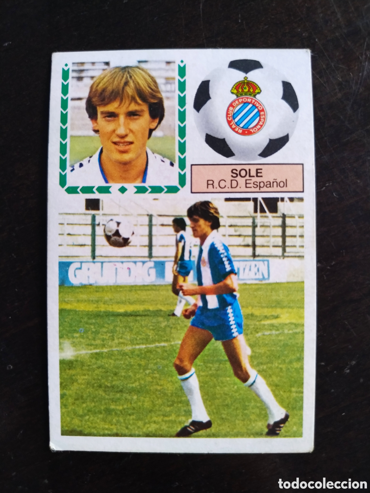 Cromos de f&uacute;tbol: SOLE COLOCA DEL ESPA&Ntilde;OL LIGA ESTE 1983/84 83 84 NUNCA PEGADO SIN PEGAR