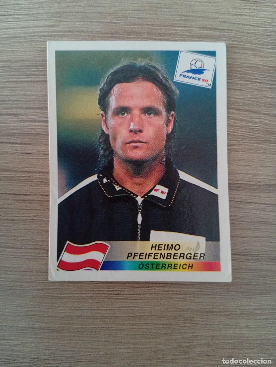 Cromos de f&uacute;tbol: HEIMO PFEIFENBERGER 151 AUSTRIA PANINI FRANCIA 1998 98 SIN PEGAR NUNCA PEGADO