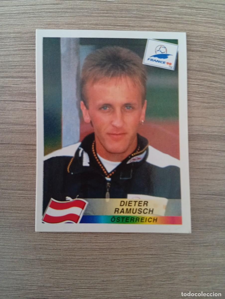 Cartes &agrave; collectionner de Football: DIETER RAMUSCH 152 AUSTRIA PANINI FRANCIA 1998 98 SIN PEGAR NUNCA PEGADO