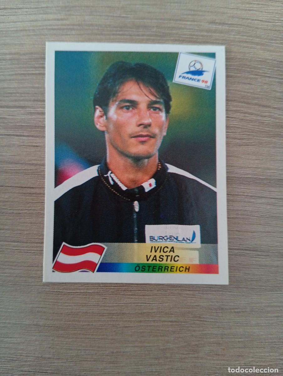 Cartes &agrave; collectionner de Football: IVICA VASTIC 153 AUSTRIA PANINI FRANCIA 1998 98 SIN PEGAR NUNCA PEGADO
