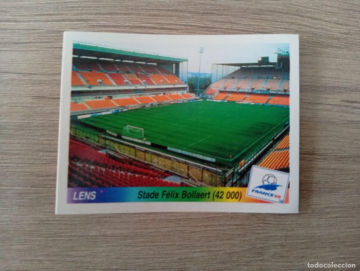 Cartes &agrave; collectionner de Football: ESTADIO STADE FELIX BOLLAERT LENS 6 PANINI FRANCIA 1998 98 SIN PEGAR NUNCA PEGADO