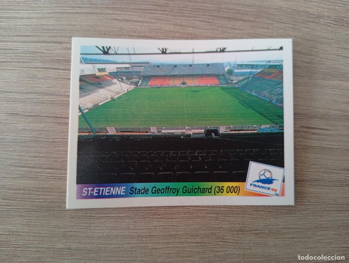 Cromos de f&uacute;tbol: ESTADIO STADE GEOFFROY GUICHARD 8 PANINI FRANCIA 1998 98 SIN PEGAR NUNCA PEGADO
