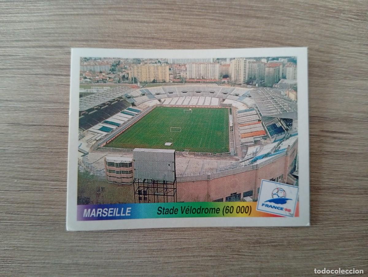 Cromos de f&uacute;tbol: ESTADIO STADE VELODROME 9 PANINI FRANCIA 1998 98 SIN PEGAR NUNCA PEGADO