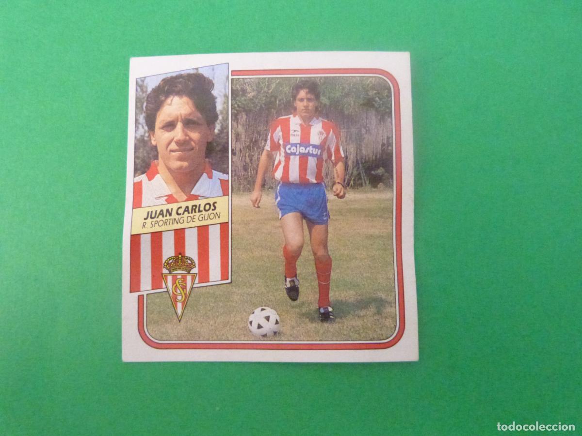 Cromos de f&uacute;tbol: CROMO FUTBOL JUAN CARLOS SPORTING DE GIJON DESPEGADO FICHAJE N&ordm; 3 LIGA ESTE 1989-1990/89-90