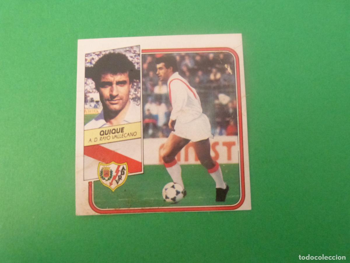 Cromos de f&uacute;tbol: CROMO FUTBOL QUIQUE RAYO VALLECANO DESPEGADO FICHAJE N&ordm; 17 LIGA ESTE 1989-1990/89-90
