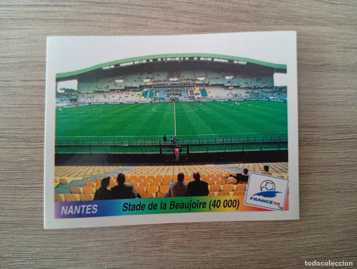 Cromos de f&uacute;tbol: ESTADIO STADE DE LA BEAUJOIRE NANTES 13 PANINI FRANCIA 1998 98 SIN PEGAR NUNCA PEGADO