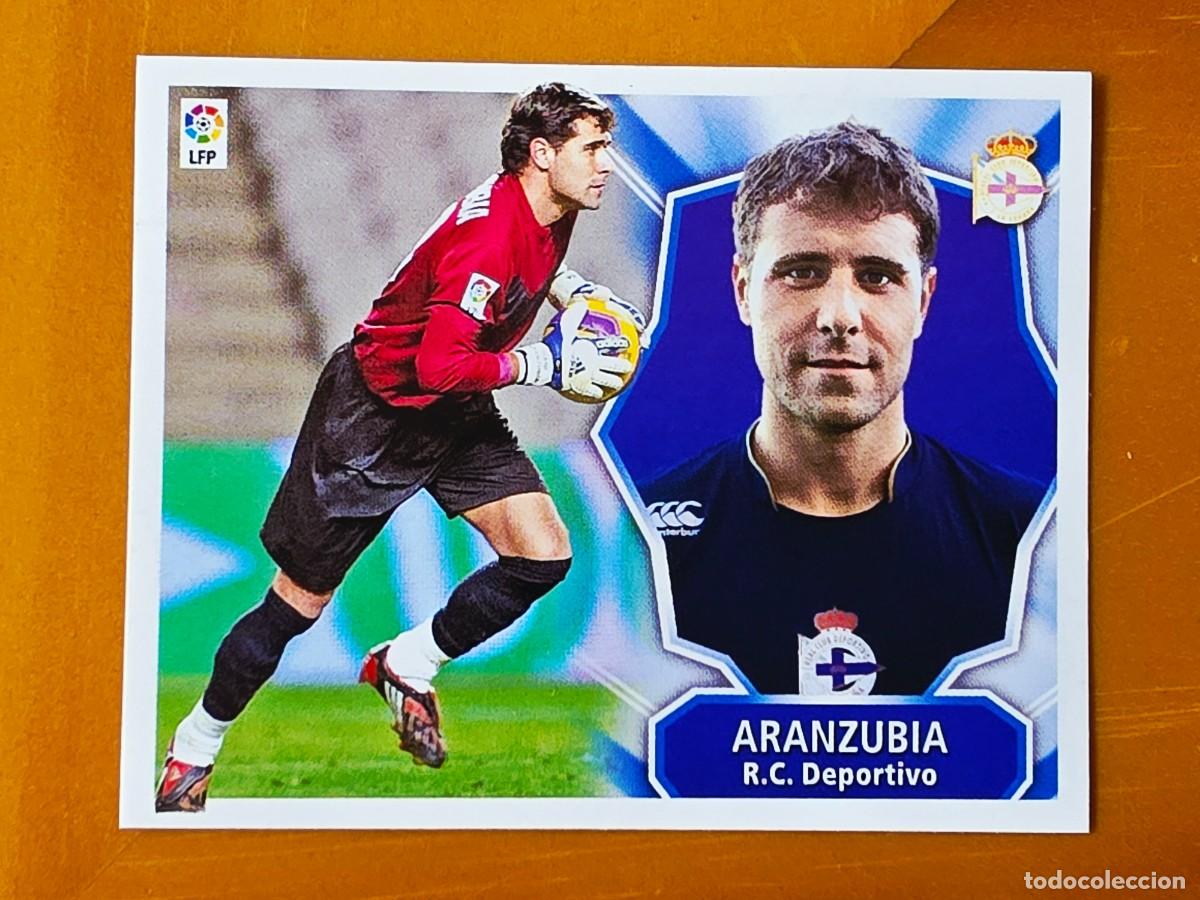 Cromos de f&uacute;tbol: Dani Aranzubia, Deportivo de la Coru&ntilde;a, Panini Ediciones Liga Este 2008 2009 08 09, sin pegar