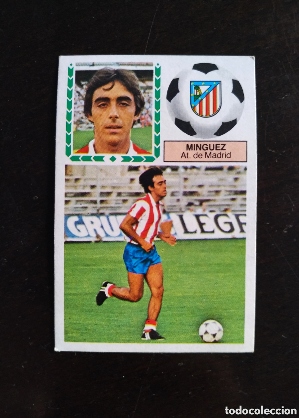 Cromos de f&uacute;tbol: Minguez coloca del atl. De Madrid Cromo f&uacute;tbol liga 83 84 1983 1984 ediciones este sin pegar nuevo